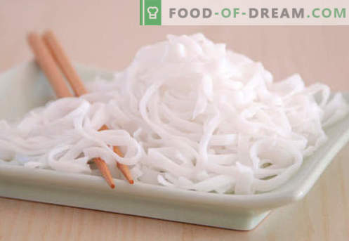 Nouilles de riz - les meilleures recettes. Comment cuire correctement et savourer des nouilles de riz à la maison.