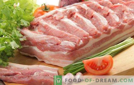Poitrine de porc grasse et nuisible? Non, juteux et délicieux! Les meilleures recettes traditionnelles et d'auteur de poitrine de porc