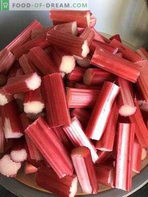How to store rhubarb